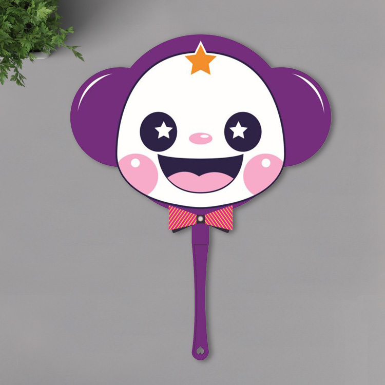 扇子生產(chǎn)廠(chǎng)家z卡通廣告扇，異形廣告扇子定做